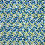 Percale imprimée « Jardin bleu Klein » - Ribes y Casals
