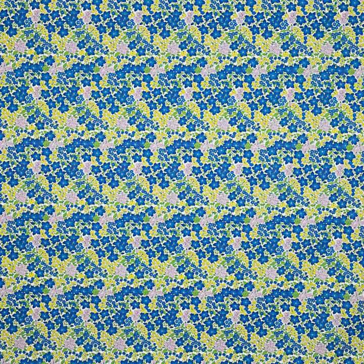 Percale imprimée « Jardin bleu Klein » - Ribes y Casals