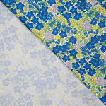 Percale imprimée « Jardin bleu Klein » - Ribes y Casals
