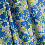 Percale imprimée « Jardin bleu Klein » - Ribes y Casals