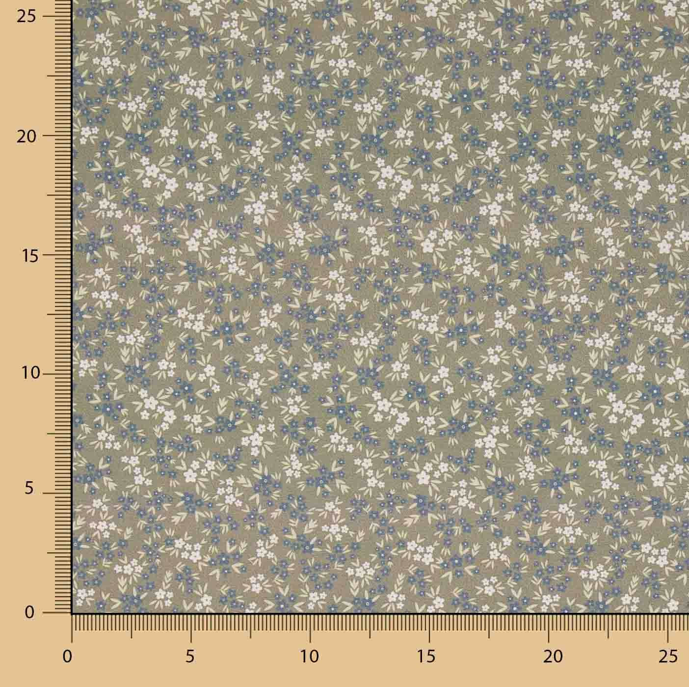 Percale imprimée « Pradera Floral » - Ribes y Casals