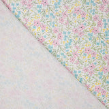 Percale imprimée « Jardin aquarelle pastel » - Ribes y Casals