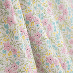 Percale imprimée « Jardin aquarelle pastel » - Ribes y Casals