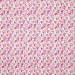 Percale imprimée « Jardin de roses » rose - Ribes y Casals