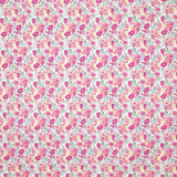 Percale imprimée « Jardin de roses » rose - Ribes y Casals