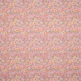 Percale imprimée « Jardin sauvage » corail - Ribes y Casals