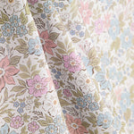 Percale imprimée « Jardin romantique pastel » - Ribes y Casals