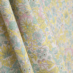 Percale imprimée « Jardin de Versailles » jaune pastel - Ribes y Casals