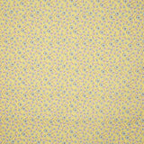 Percale imprimée motif floral vintage jaune - Ribes y Casals