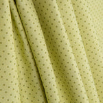 Mini-pois imprimés sur percale, couleur Lima - Ribes y Casals