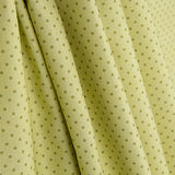 Mini-pois imprimés sur percale, couleur Lima - Ribes y Casals