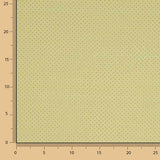 Mini-pois imprimés sur percale, couleur Lima - Ribes y Casals