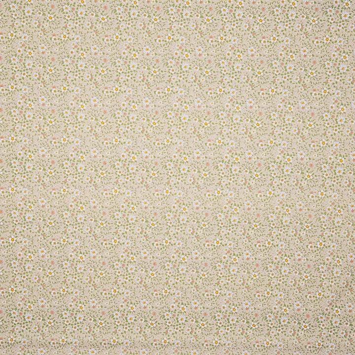 Percale imprimée « Marguerites de printemps » beige - Ribes y Casals