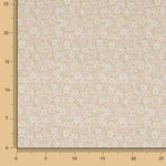 Percale imprimée « Marguerites de printemps » beige - Ribes y Casals
