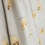 Percale imprimée « Abeillines adorables » beige - Ribes y Casals
