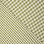 Percale imprimée mini-vichy olive - Ribes y Casals