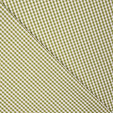 Percale imprimée mini-vichy olive - Ribes y Casals