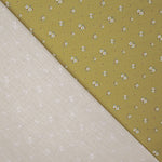 Percale imprimée mini-fleurs fleuri couleur miel - Ribes y Casals