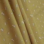 Percale imprimée mini-fleurs fleuri couleur miel - Ribes y Casals