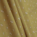 Percale imprimée mini-fleurs fleuri couleur miel - Ribes y Casals