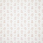Percale imprimée « Les petits ours de la forêt » beige - Ribes y Casals