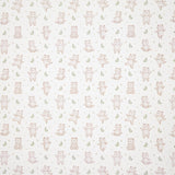Percale imprimée « Les petits ours de la forêt » beige - Ribes y Casals
