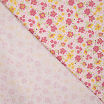 Percale imprimée « Printemps » fuchsia - Ribes y Casals