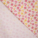 Percale imprimée « Printemps » fuchsia - Ribes y Casals