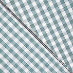 Percale imprimé Vichy vert d'eau - Ribes y Casals