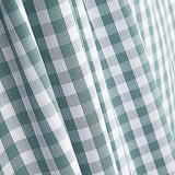 Percale imprimé Vichy vert d'eau - Ribes y Casals