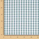 Percale imprimé Vichy vert d'eau - Ribes y Casals