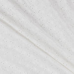 Tissu Broderie Anglaise Feuilles - Ribes y Casals