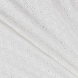 Tissu Broderie Anglaise Feuilles - Ribes y Casals