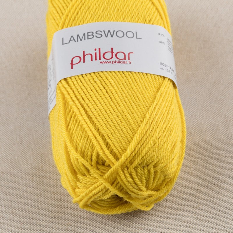 Pelote de Laine Jaune Lambswool - Ribes y Casals