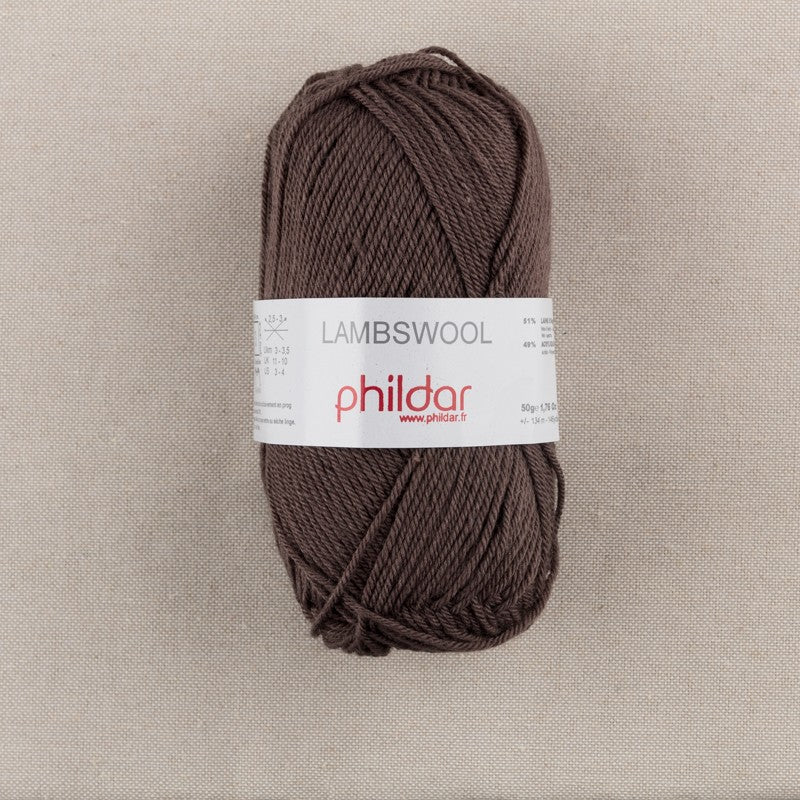 Pelote de Laine Taupe Lambswool - Ribes y Casals