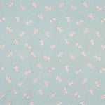 Piqué de coton imprimé lapin vert doux - Ribes y Casals
