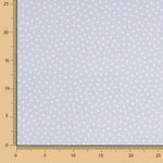 Piqué de coton bleu Cœurs - Ribes y Casals