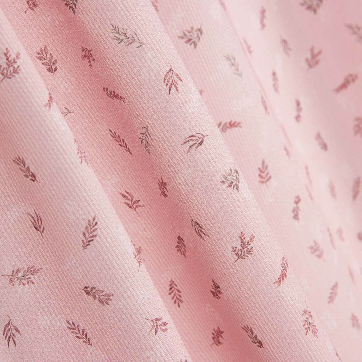 Tissu piqué de coton à chevrons roses - Ribes y Casals