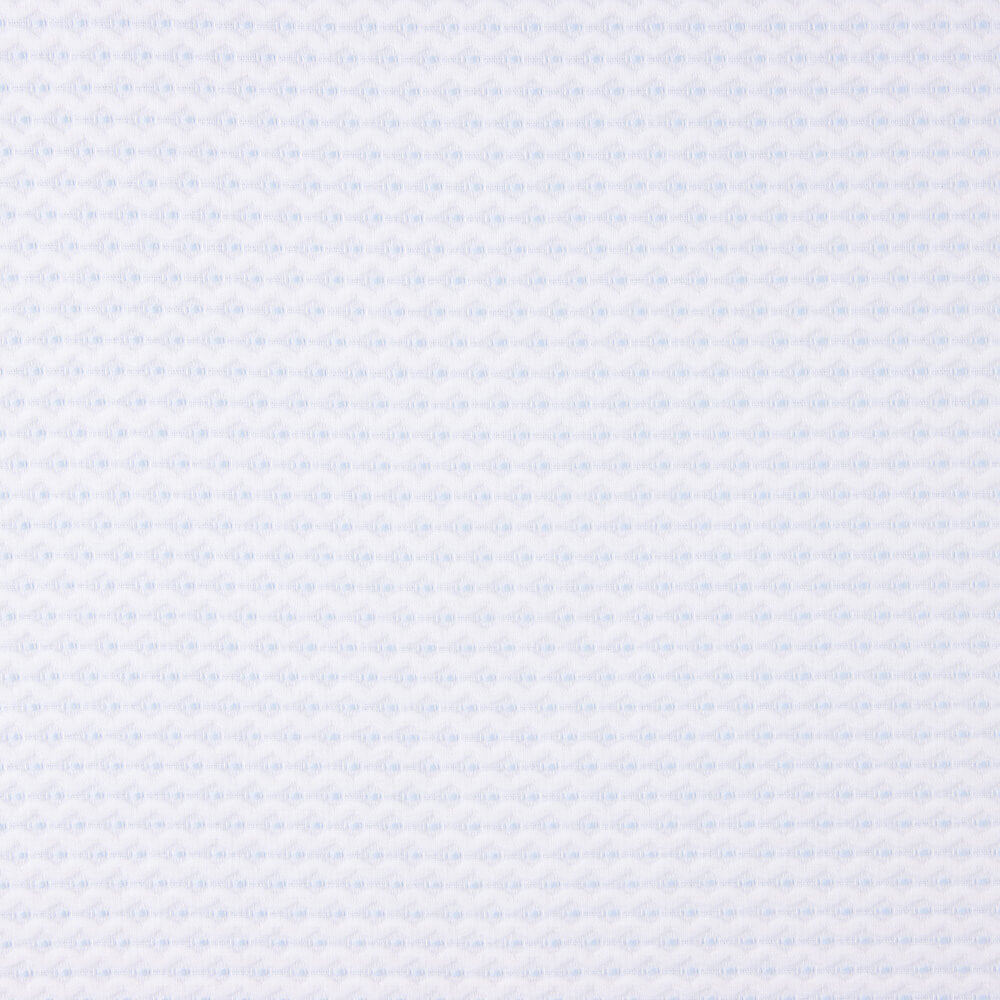 Piqué Vagues Brodées Bleu - Ribes y Casals