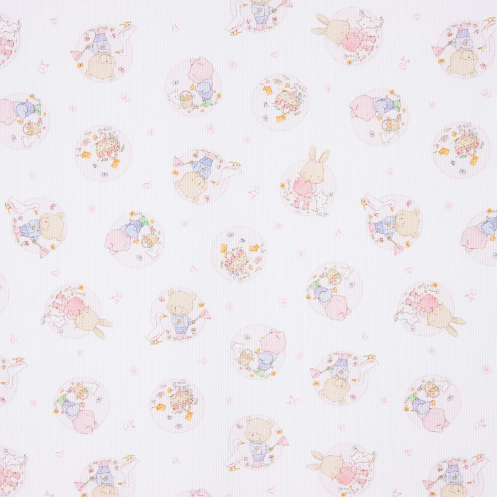 Piqué Petits Cochons Rose - Ribes y Casals