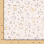 Piqué Rayures Compléments Jaune Pâle - Ribes y Casals