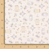 Piqué Rayures Compléments Jaune Pâle - Ribes y Casals