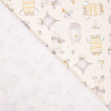 Piqué Rayures Compléments Jaune Pâle - Ribes y Casals