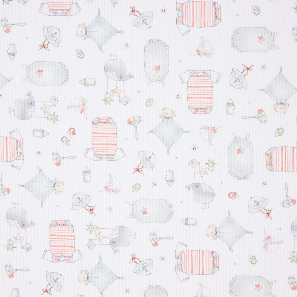 Piqué Rayures Compléments Corail - Ribes y Casals