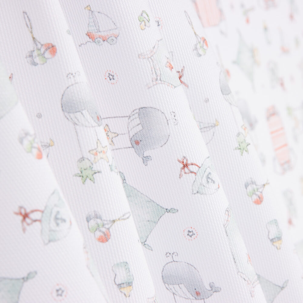 Piqué Rayures Compléments Corail - Ribes y Casals