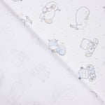 Piqué Rayures Hippopotame Bleu - Ribes y Casals