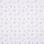 Piqué Rayures Rose Hippopotame Pistache - Ribes y Casals