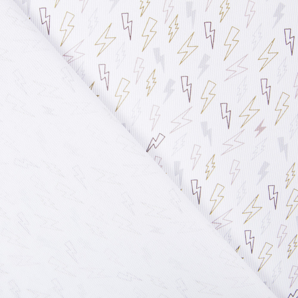 Piqué Tubes Éclairs Gris - Ribes y Casals