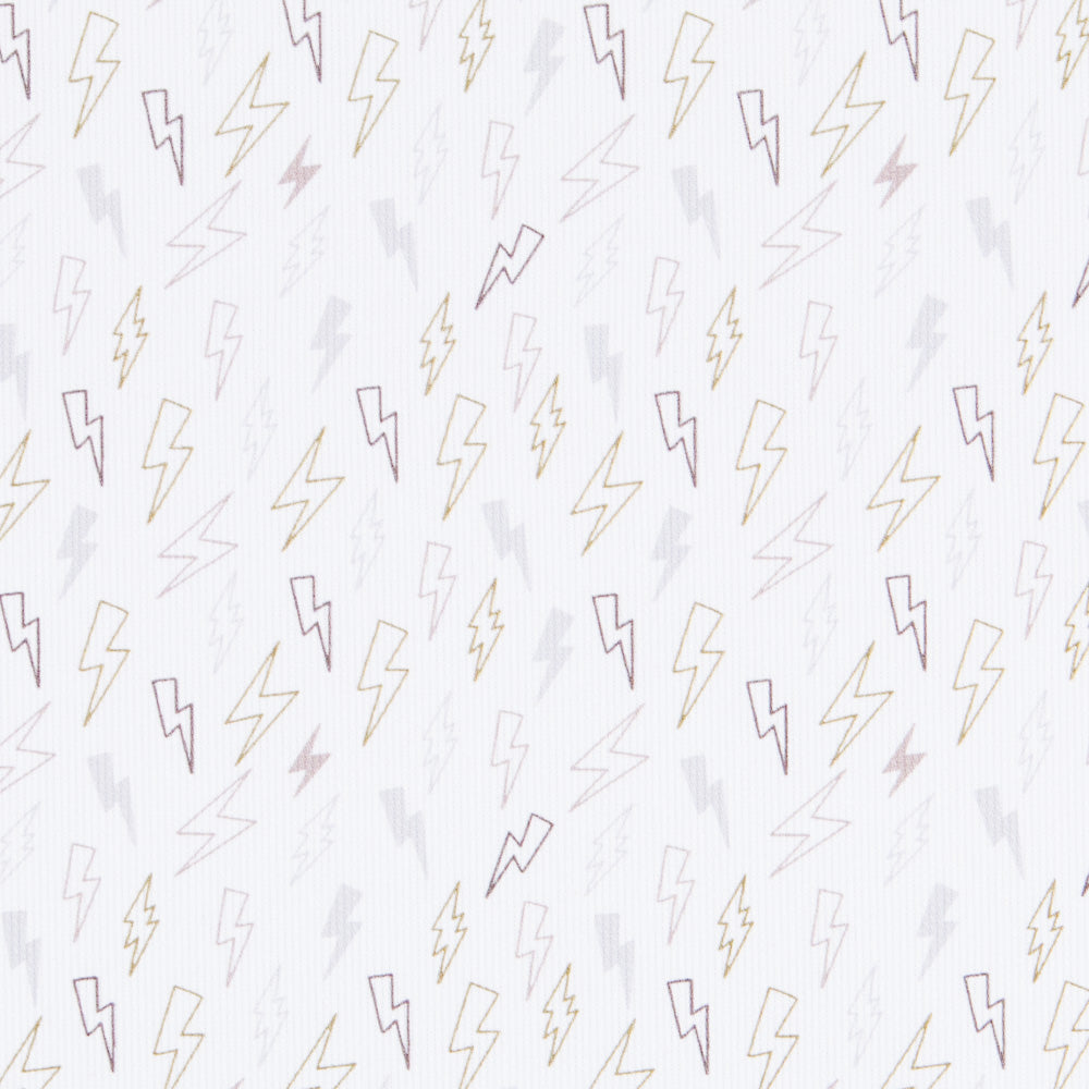 Piqué Tubes Éclairs Gris - Ribes y Casals