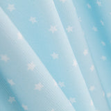 Piqué Tubes Étoiles Fond Bleu - Ribes y Casals